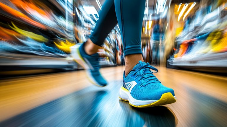 testowanie nowych butów biegowych