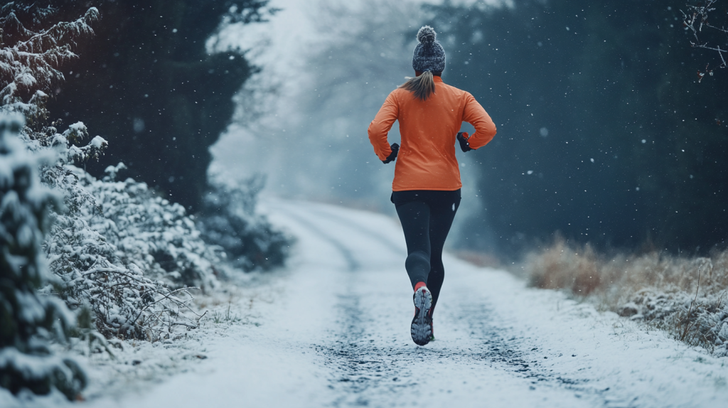 zimowa kurtka biegowa