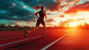 lekki strój biegowy