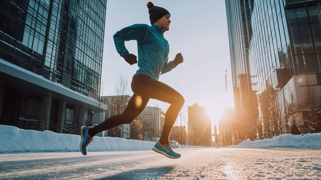 trening biegowy zimą