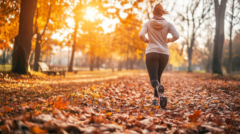 trening biegowy jesienią